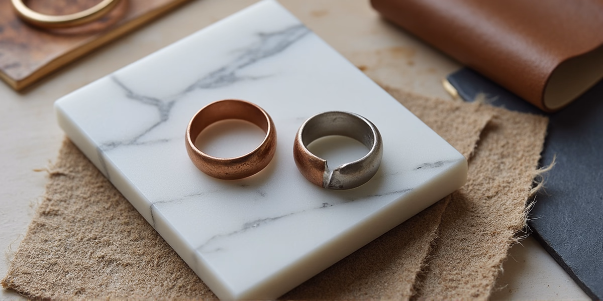 Двухцветное золото: сочетание жёлтого и белого металлов в одном украшении