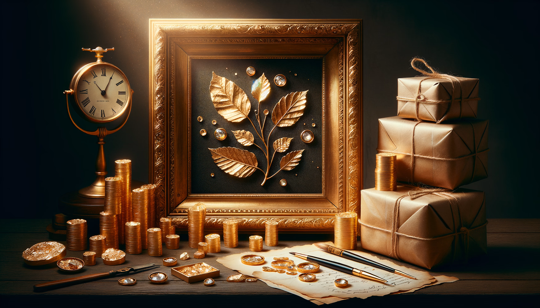 Парсуна и золото: портретная живопись, украшенная сусальным золотом