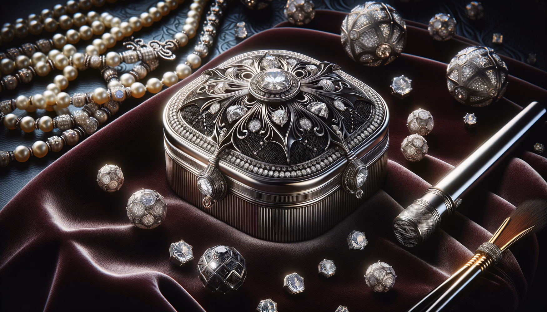 Платиновая коробка для нюхательного табака (Cartier)