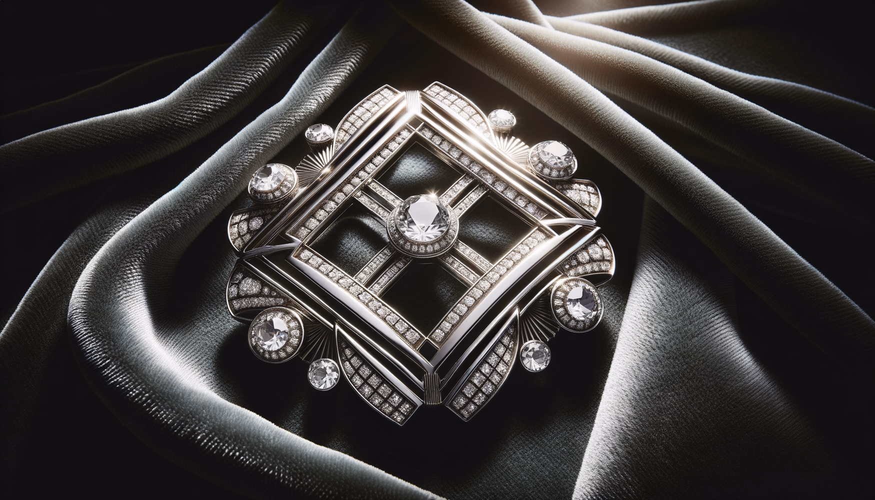 Платиновая пряжка от броши (Cartier, 1930-е)