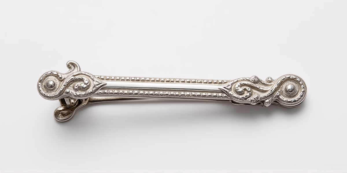 Платиновый зажим для галстука (1930-е)