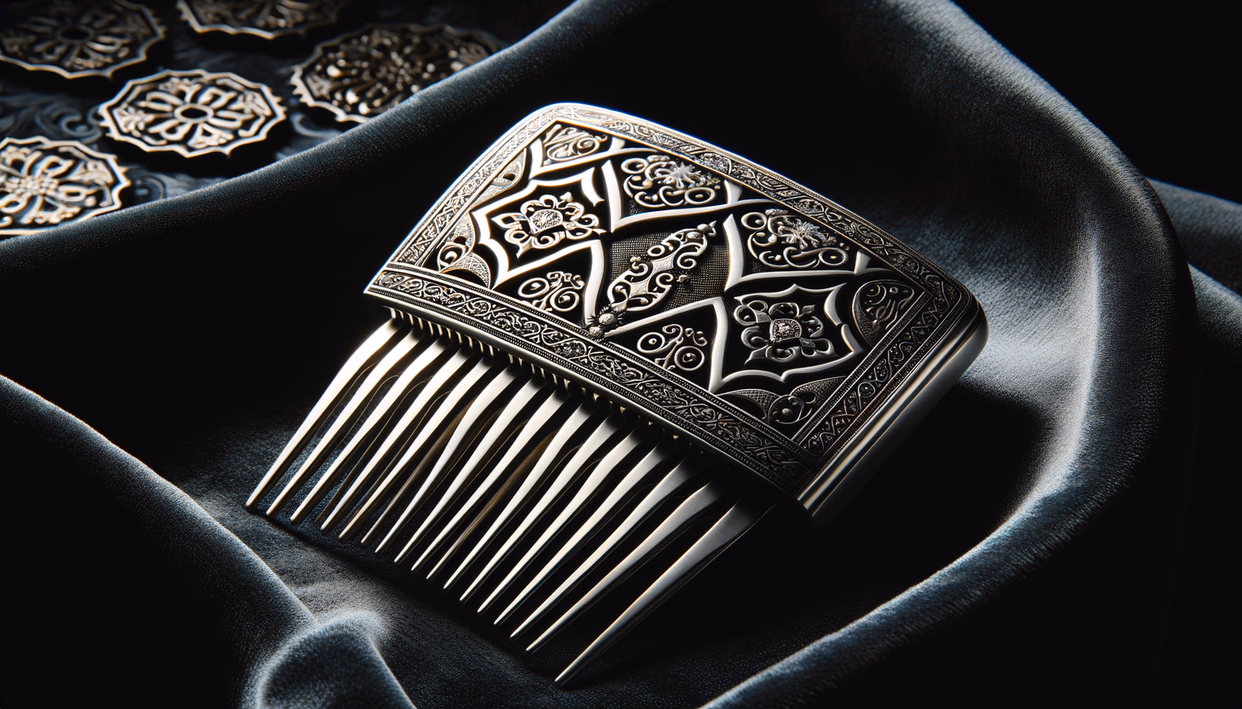 Серебряная гребёнка для бороды (Персия, V век до н.э.)