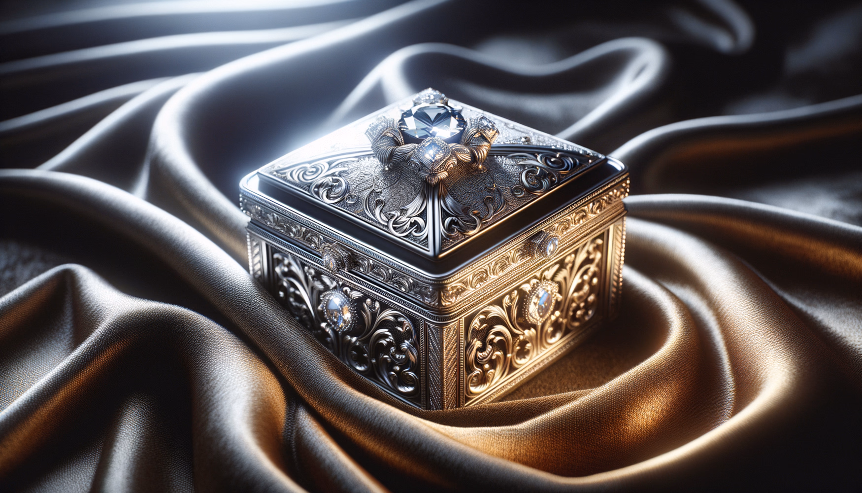 Серебряная подставка для письма