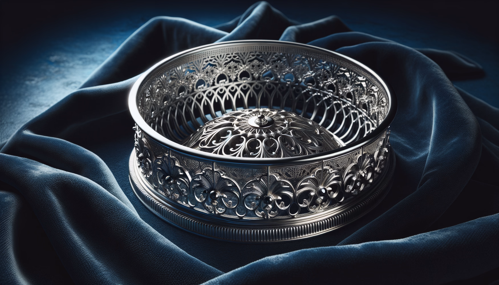 Серебряная сетка для сахарной пудры