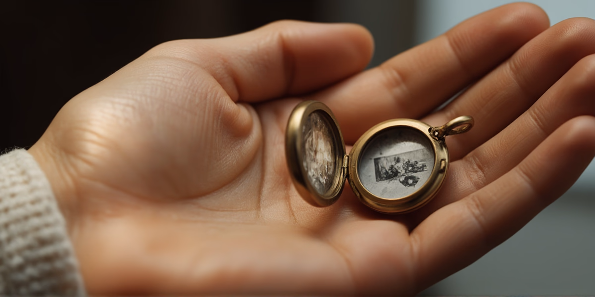 Золотая оправа для крошечной иконы