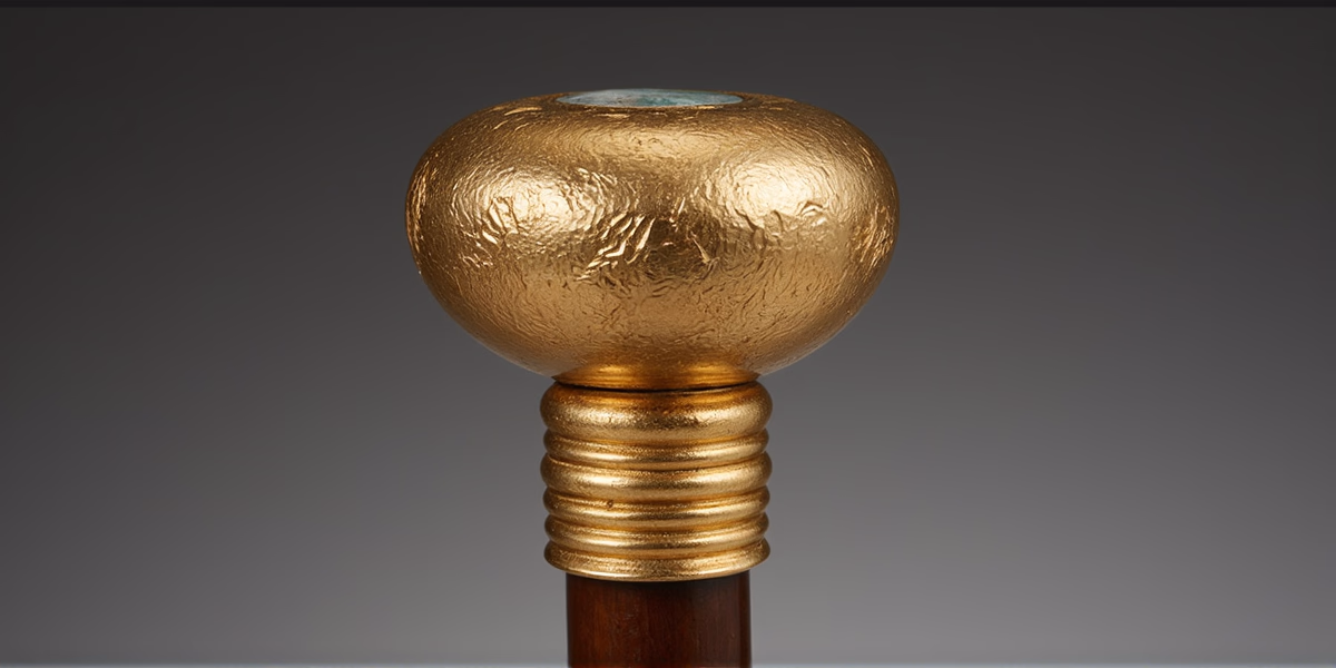 Золотой наконечник для трости (Грузия, XIX век)