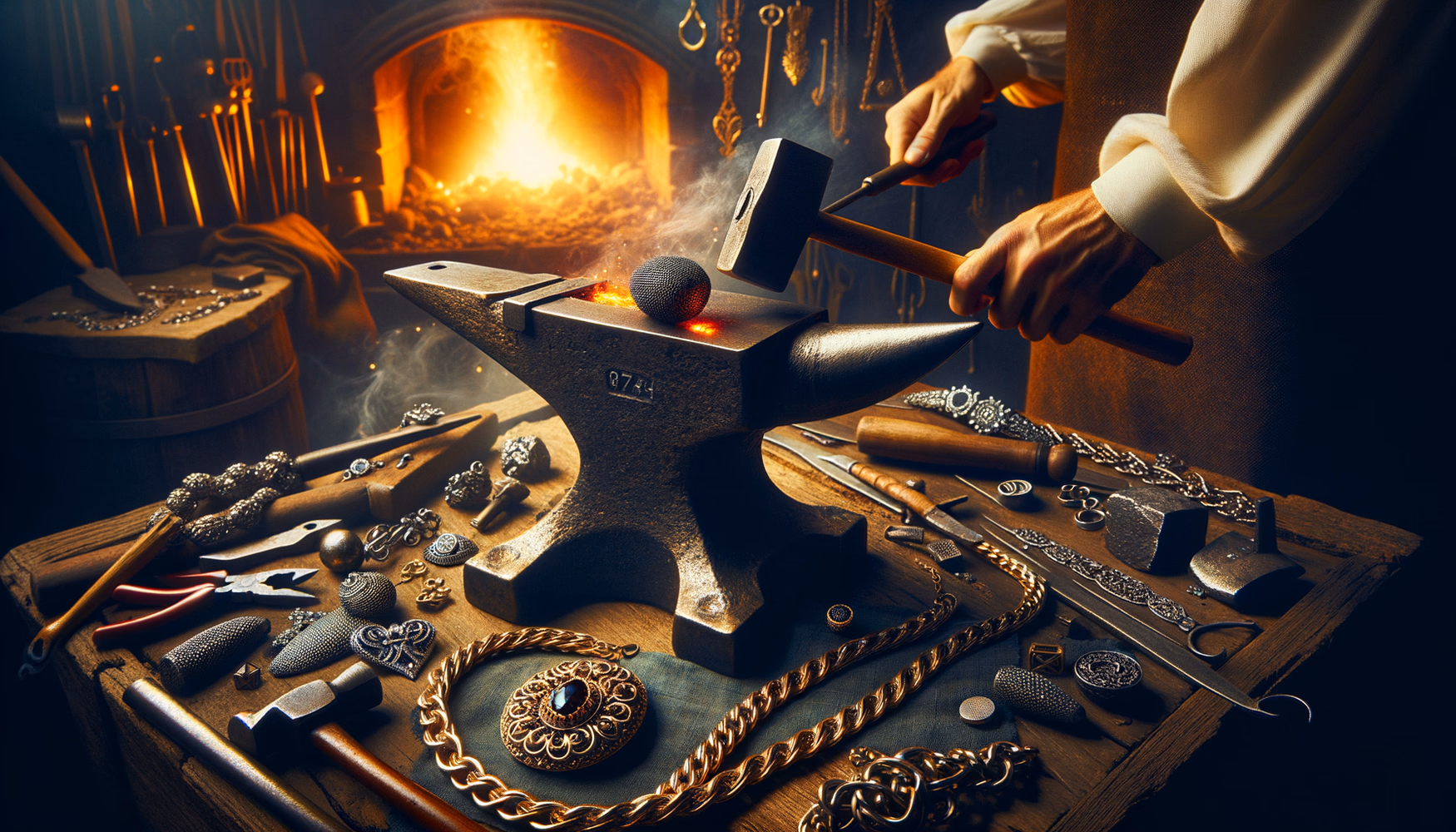 Гильдии кузнецов и литейщиков: организация производства металлов в Средние века