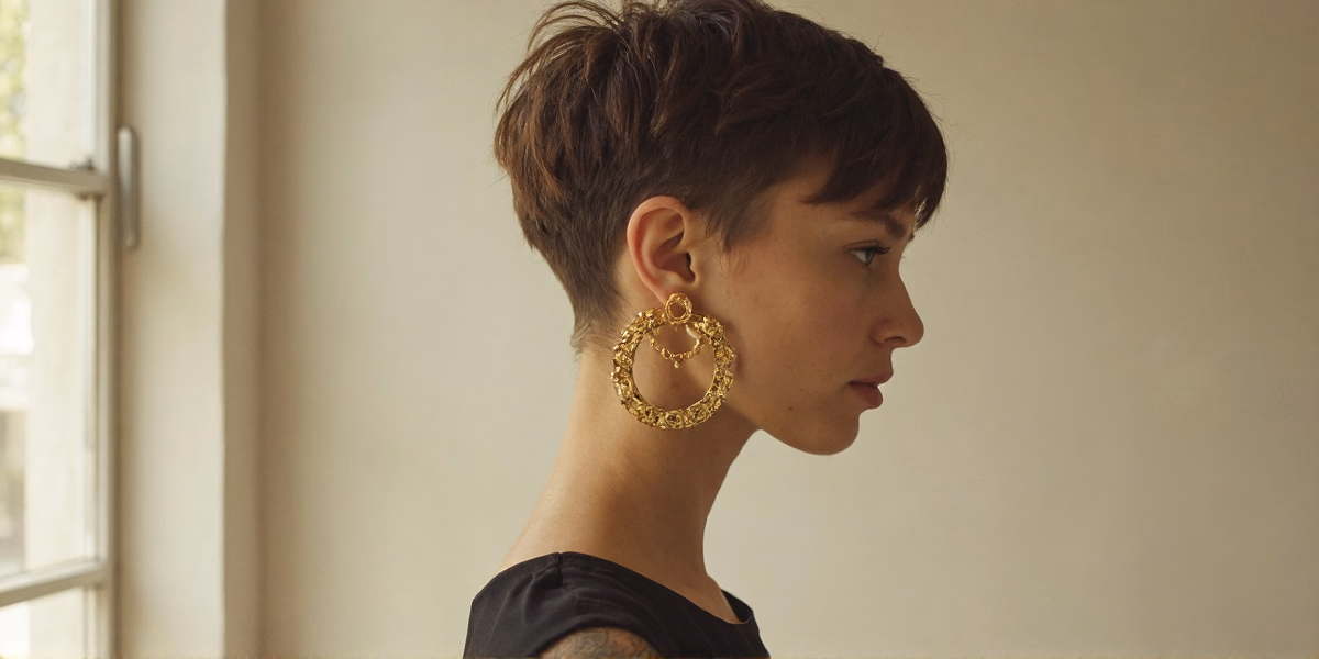 История золотых серёг: от древности до дома Chanel