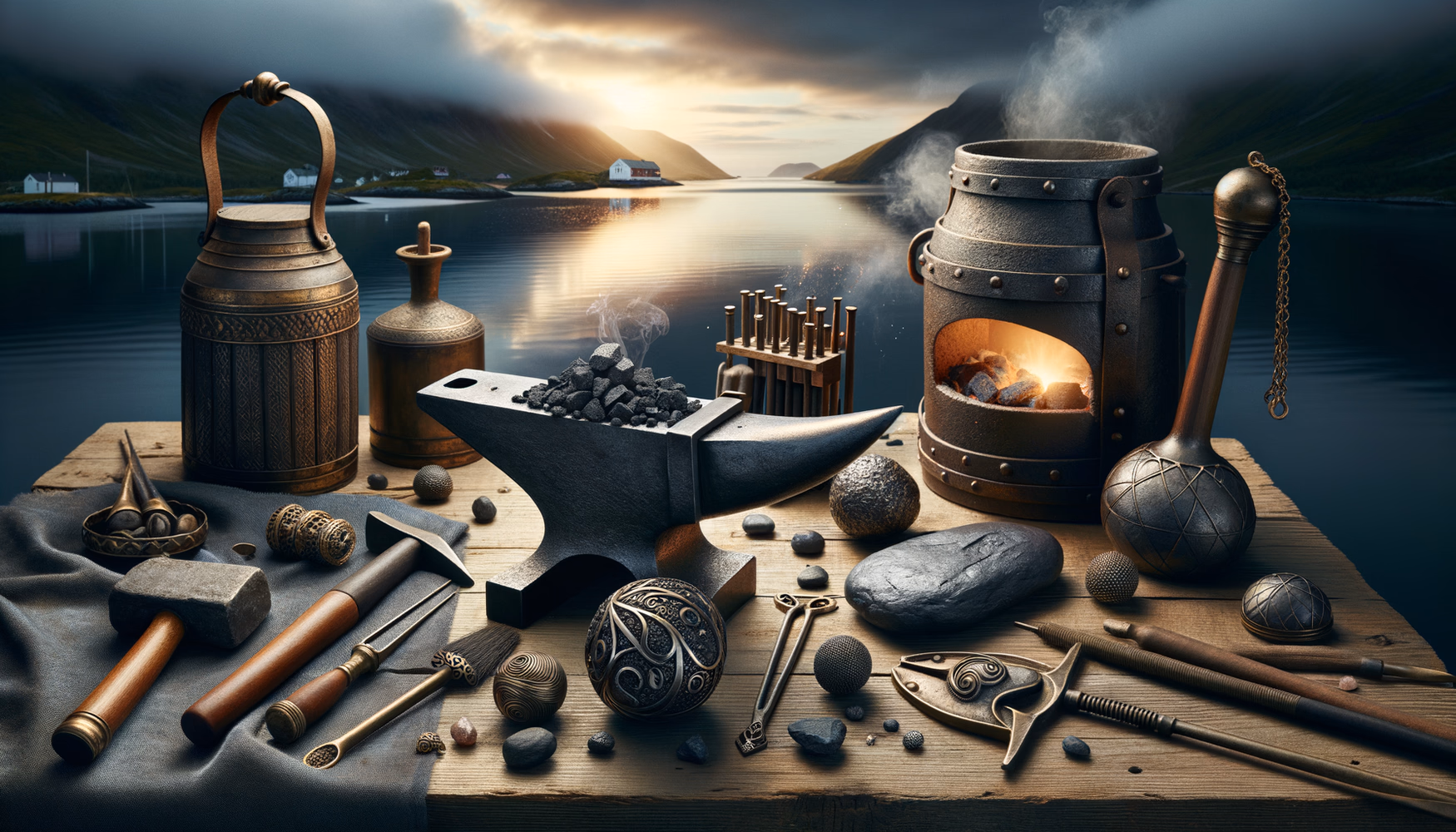 Железо у викингов: как скандинавы выплавляли металл из болотной руды