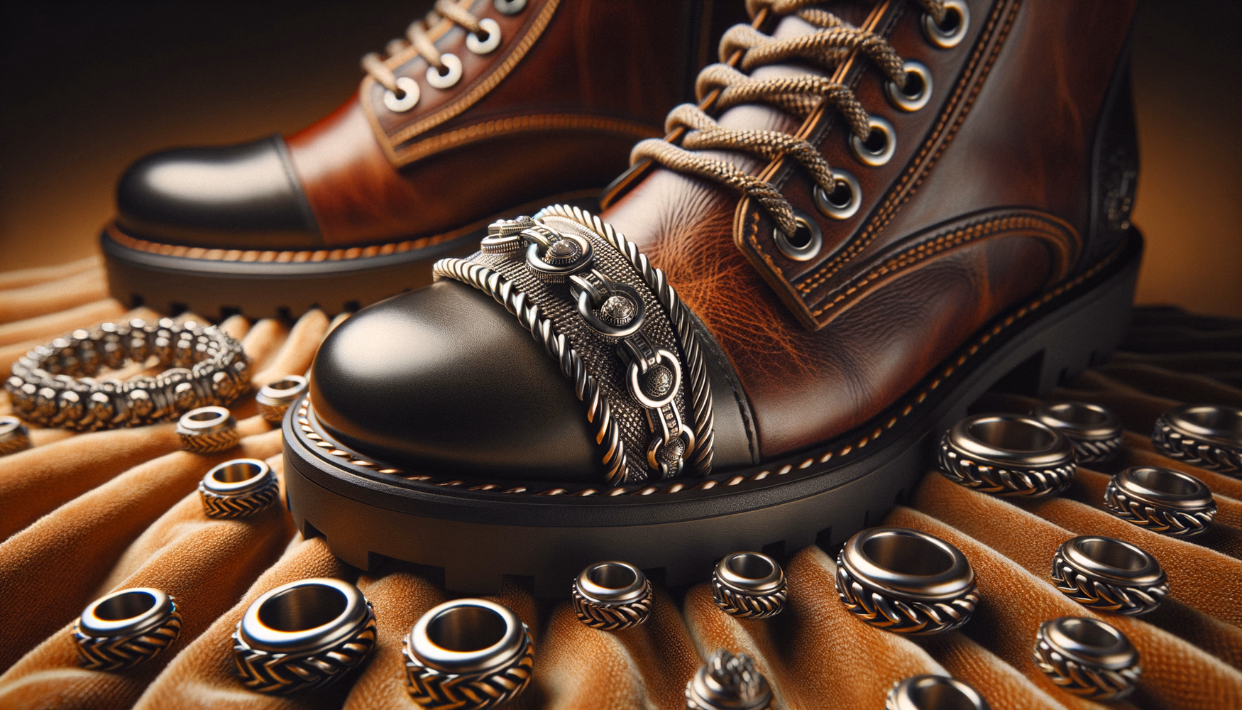 Ботинки с цепочным шнурованием: новый взгляд на классику.