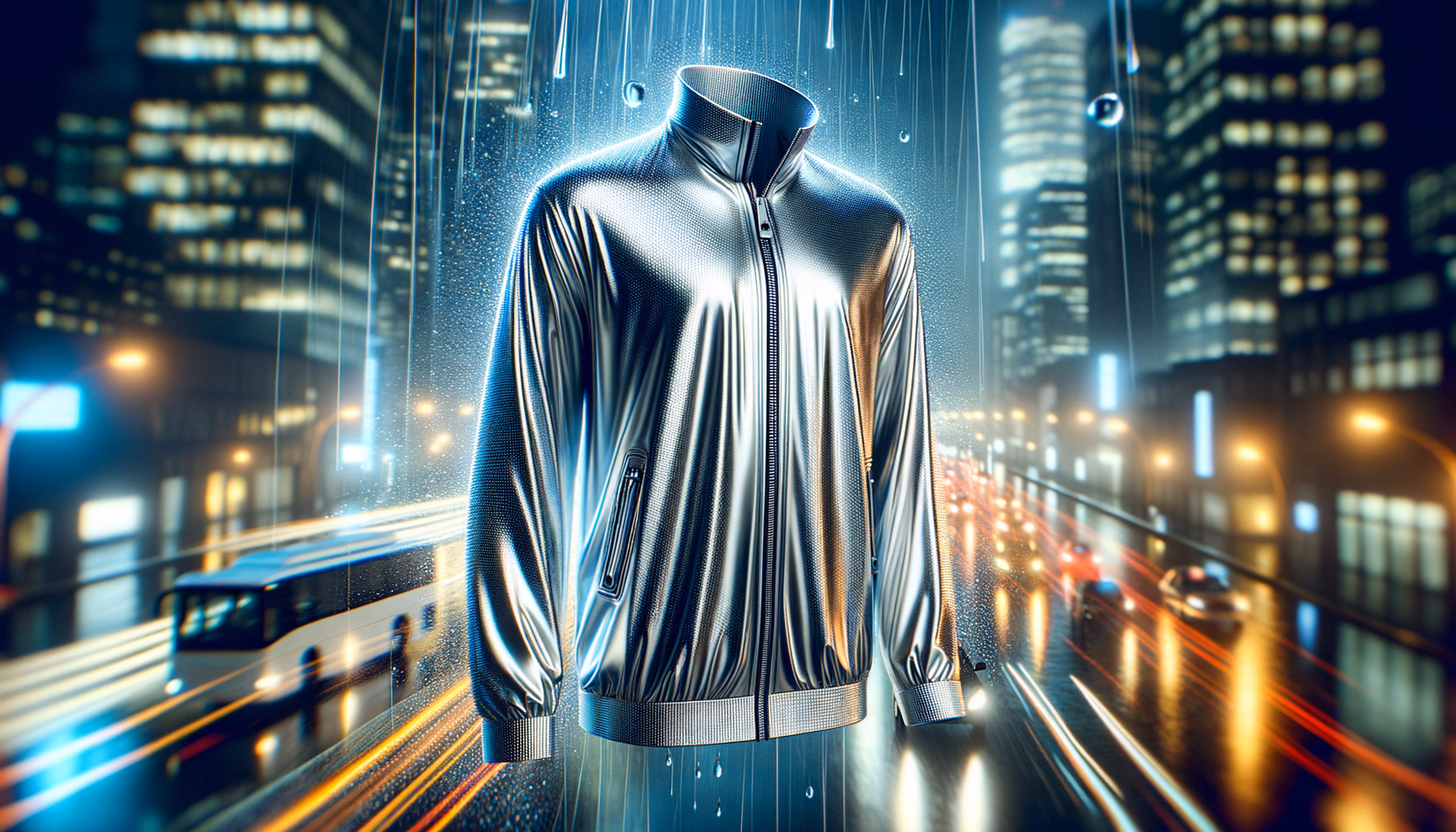 Дождевик из алюминиевой ткани: функциональность и стиль.