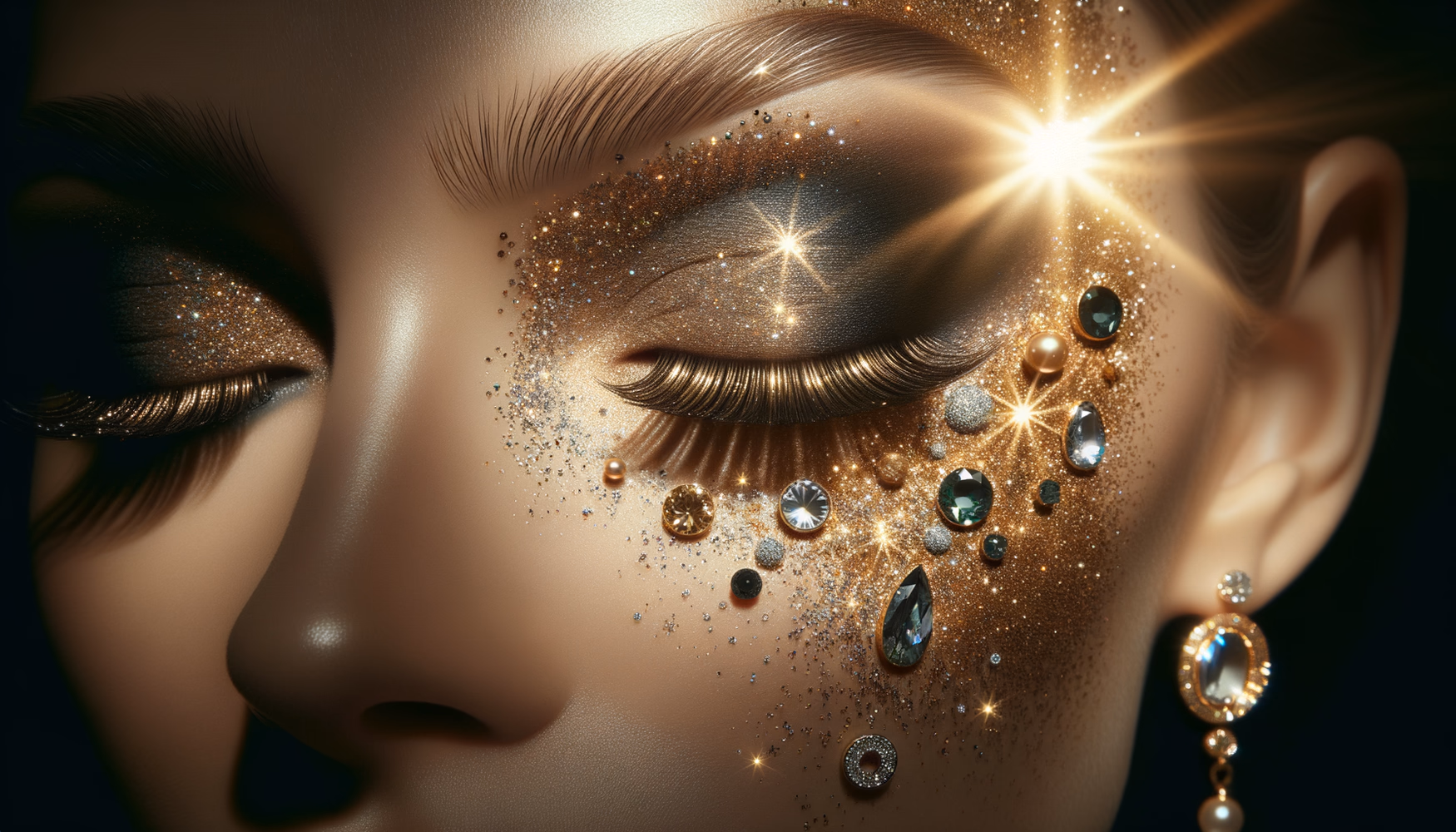 Глиттер-бум: как блёстки захватили макияж.