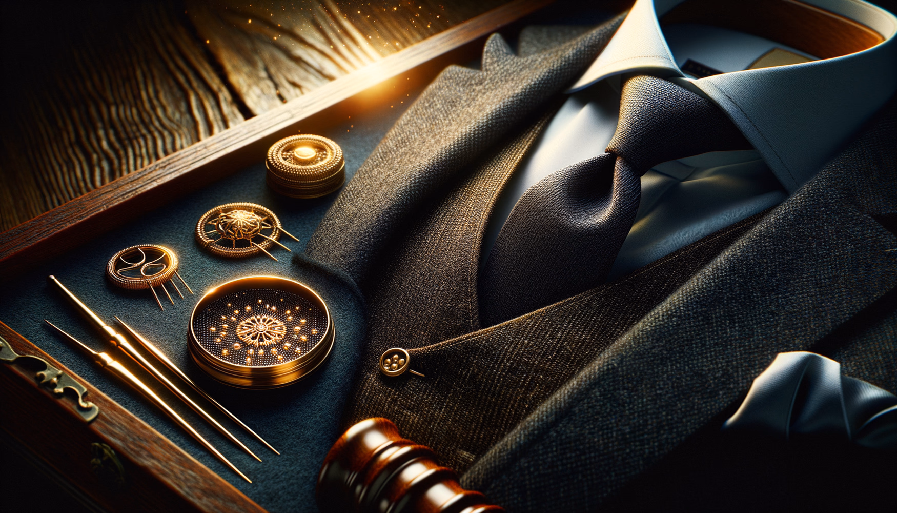 Индивидуальный пошив с золотой нитью: роскошь мужских костюмов.