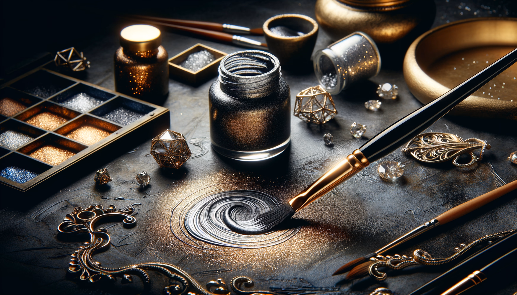 Металлические блики: техника окрашивания с эффектом металлик.