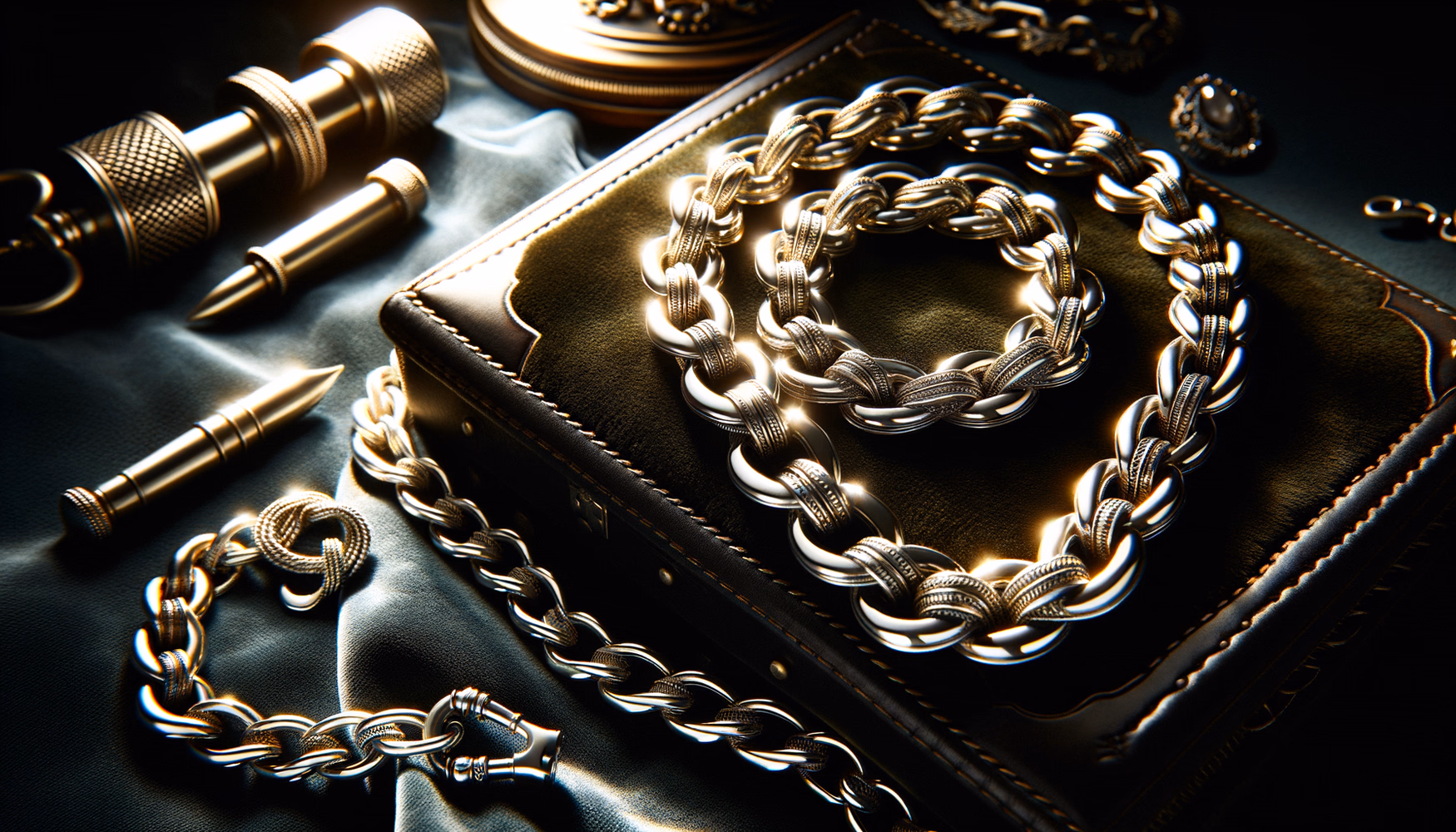 Металлические шарфы-цепи: альтернатива тканям.