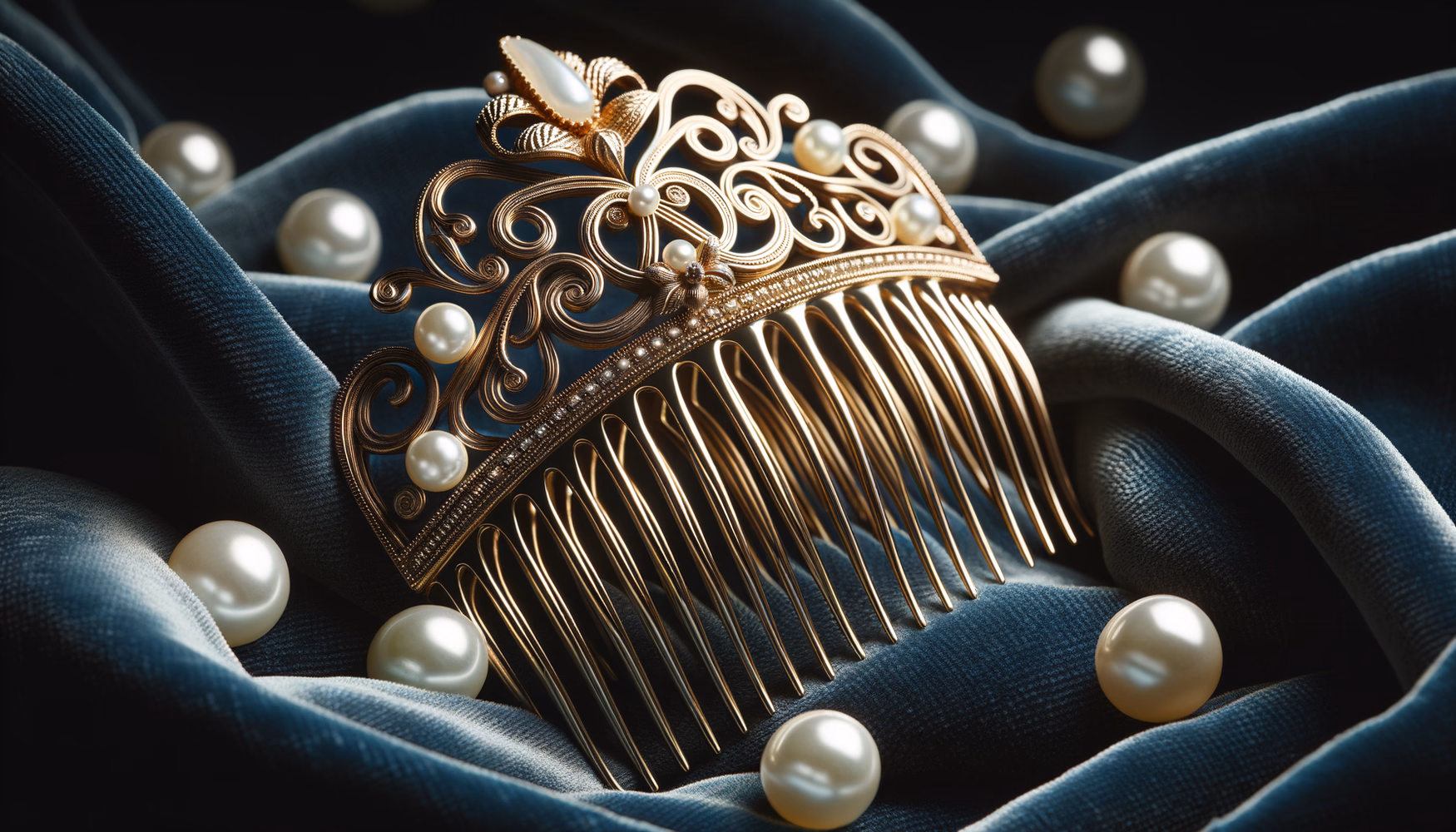 Металлические заколки и гребни: блеск в прическе.