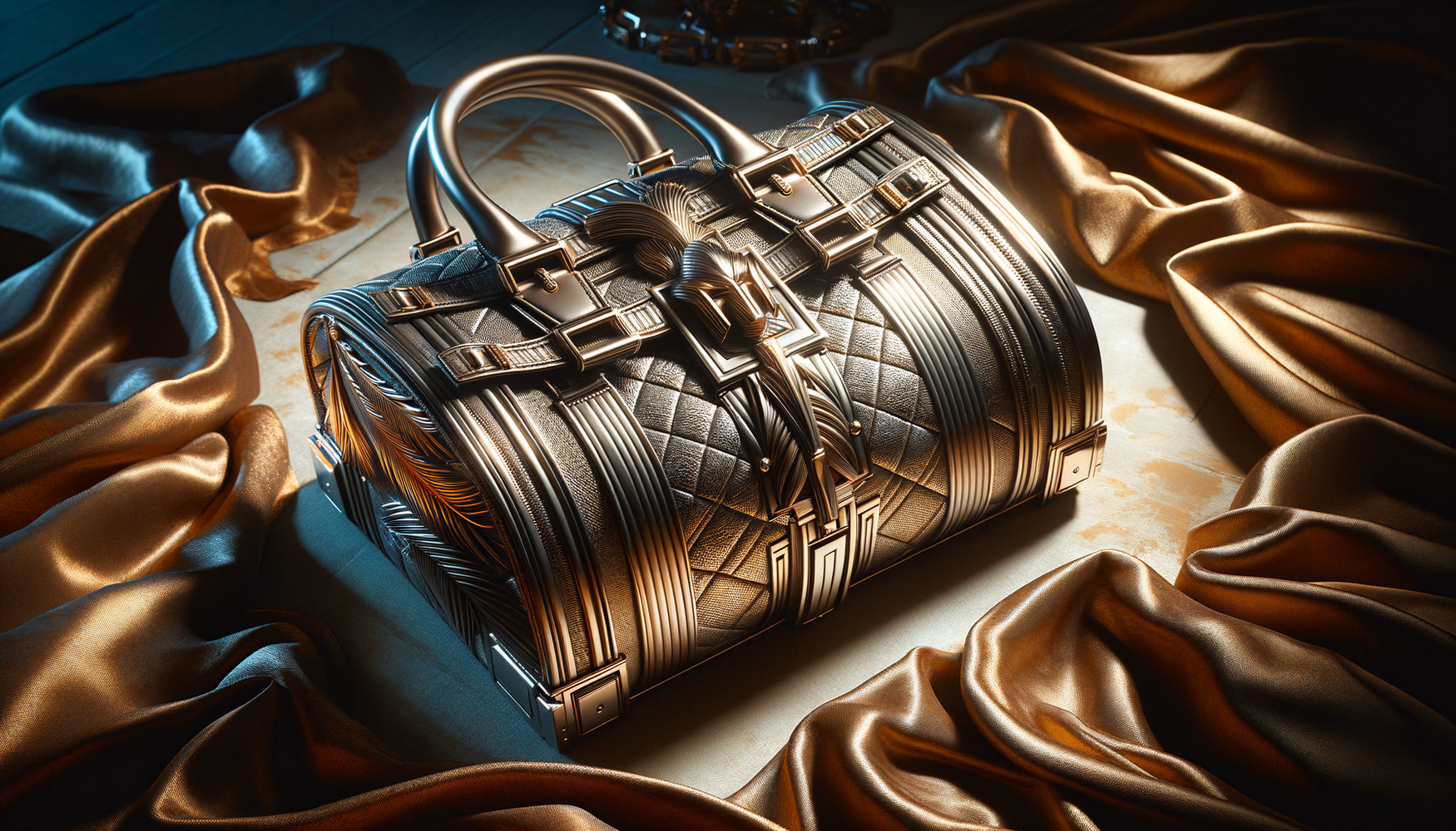 Металлизированная кожа в аксессуарах: сумки-хамелеоны.