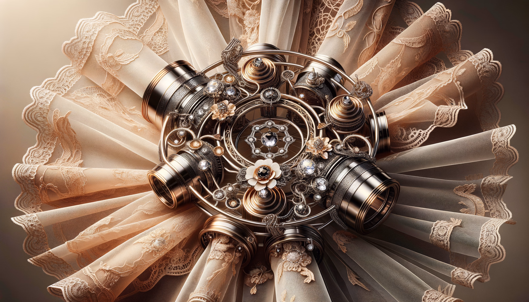 Основа кринолина: стальные обручи в женской моде XIX века.