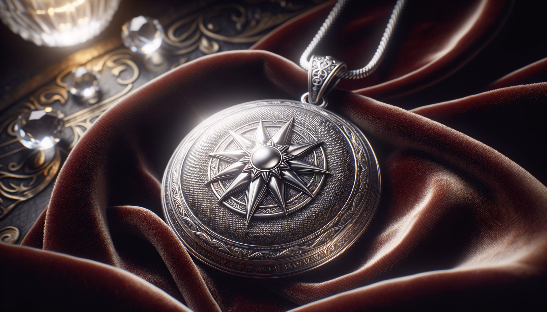 Парфюм как амулет: флакон-кулон из благородного металла.