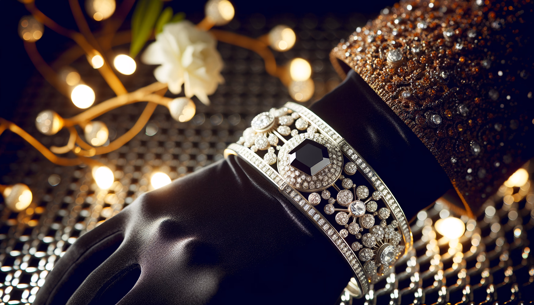 Перчатки-браслеты: металлические манжеты в новой роли.