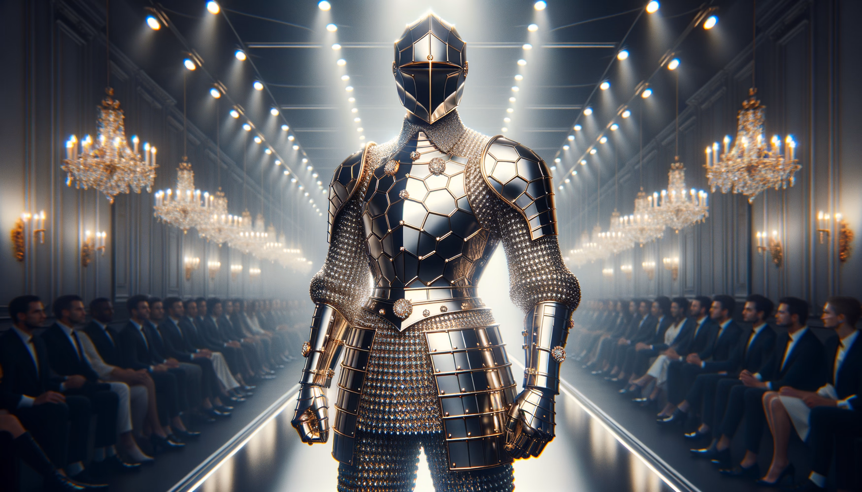 Платье-броня: образы, вдохновлённые рыцарскими доспехами.