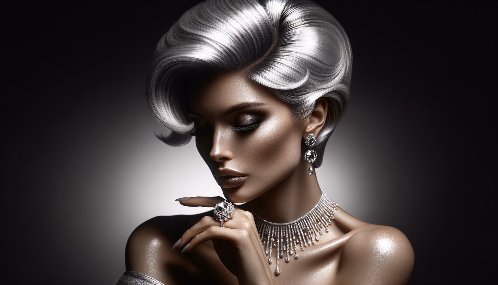 Седина как тренд: модное серебристое окрашивание волос.