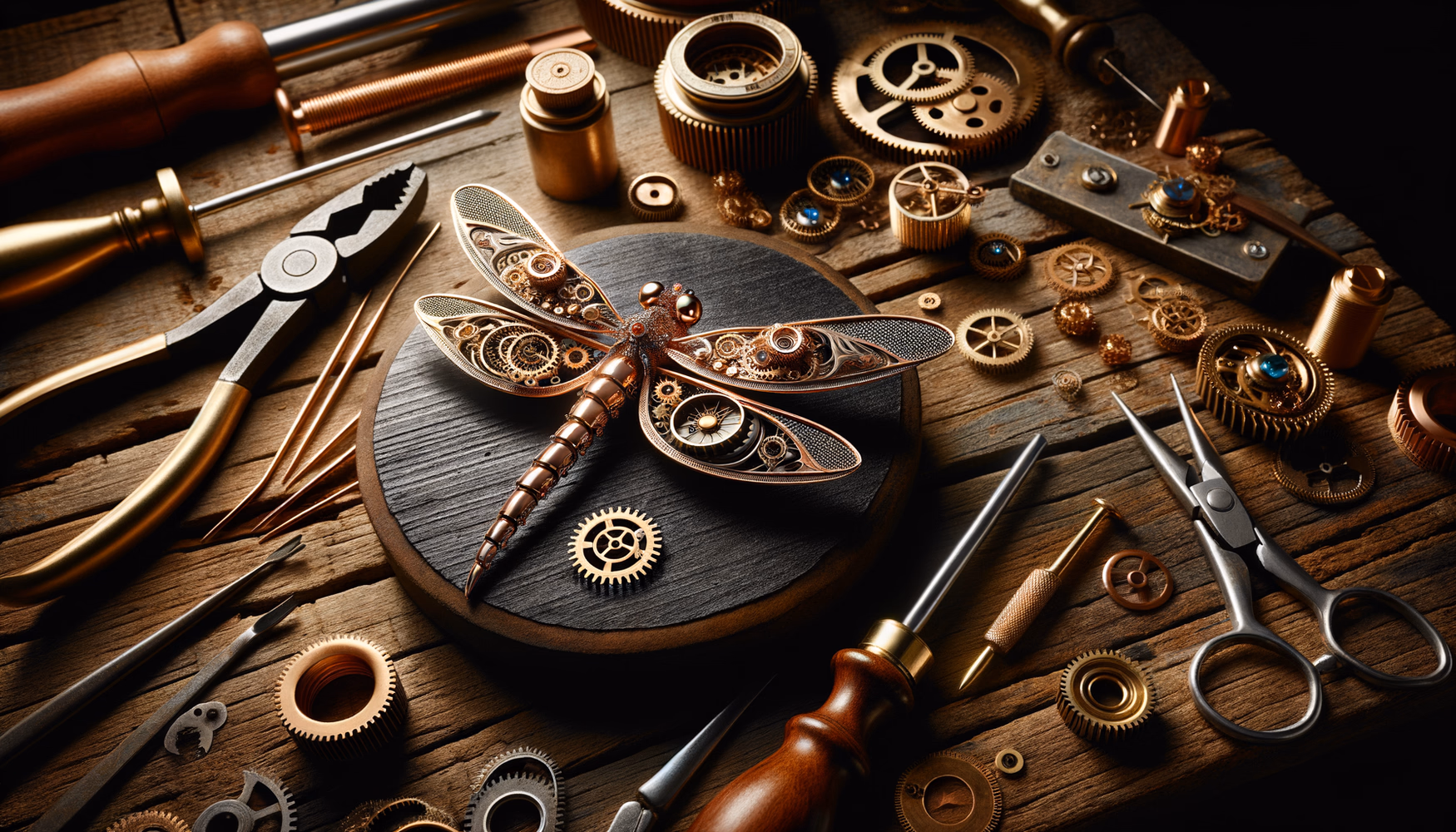 Стимпанк-украшения: механические детали как арт-объекты.