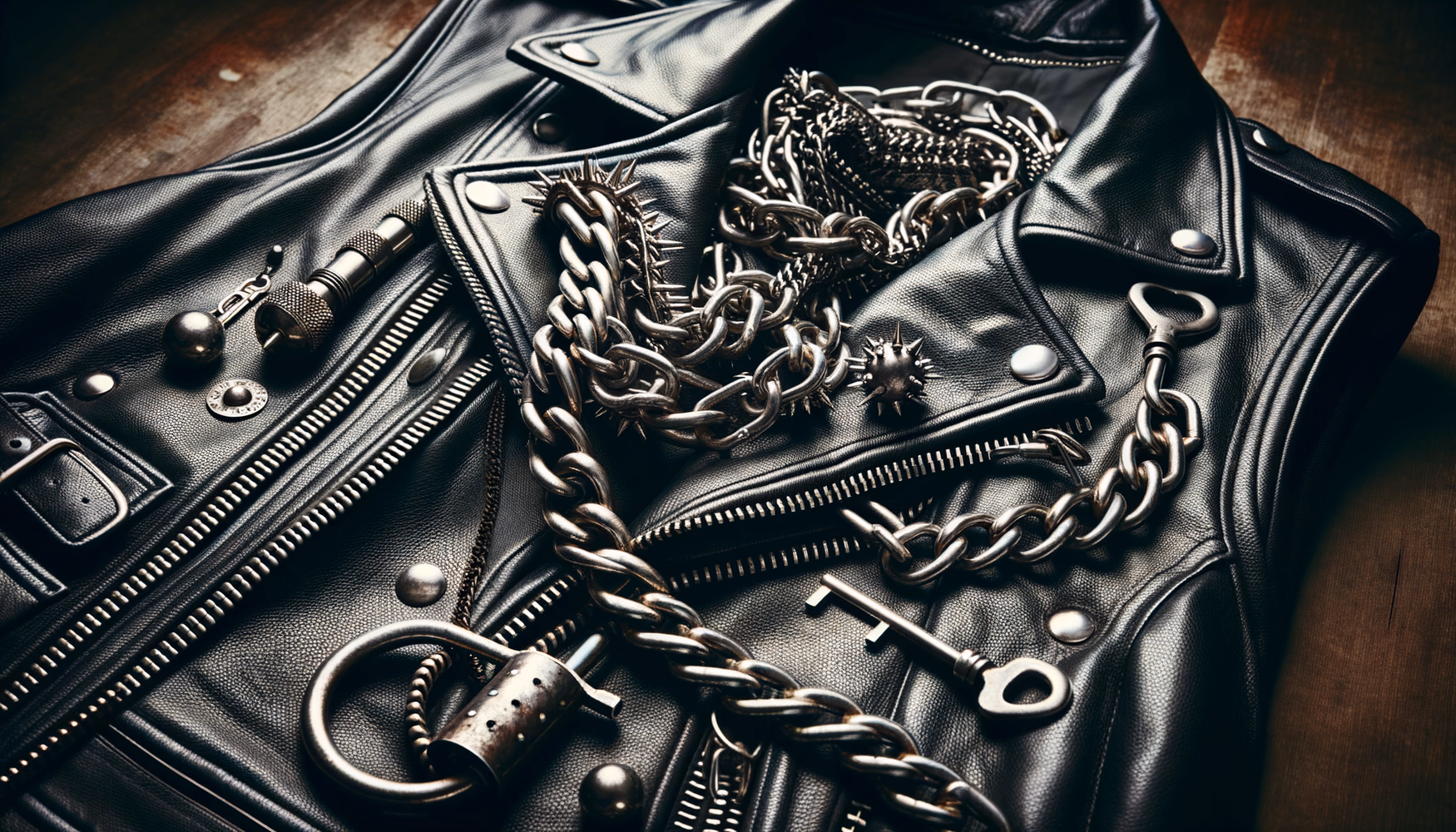 Цепочка вместо галстука: панковский подход.