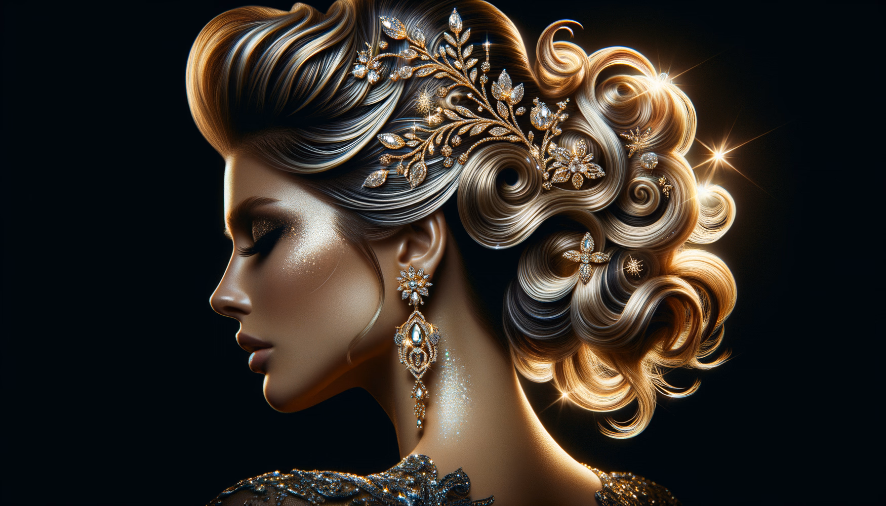 Цветные спреи для волос с эффектом металлик: быстро и смело.