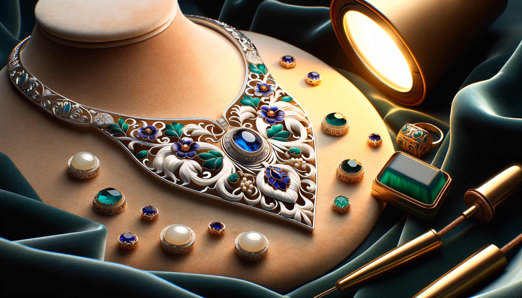 Украшения с эмалью по металлу: возрождение традиционного искусства.