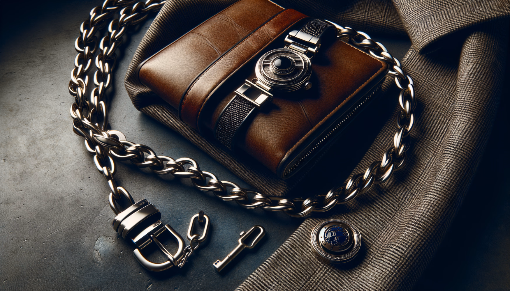 Воздействие 90-х: возвращение цепочек на брюки и кошельки.