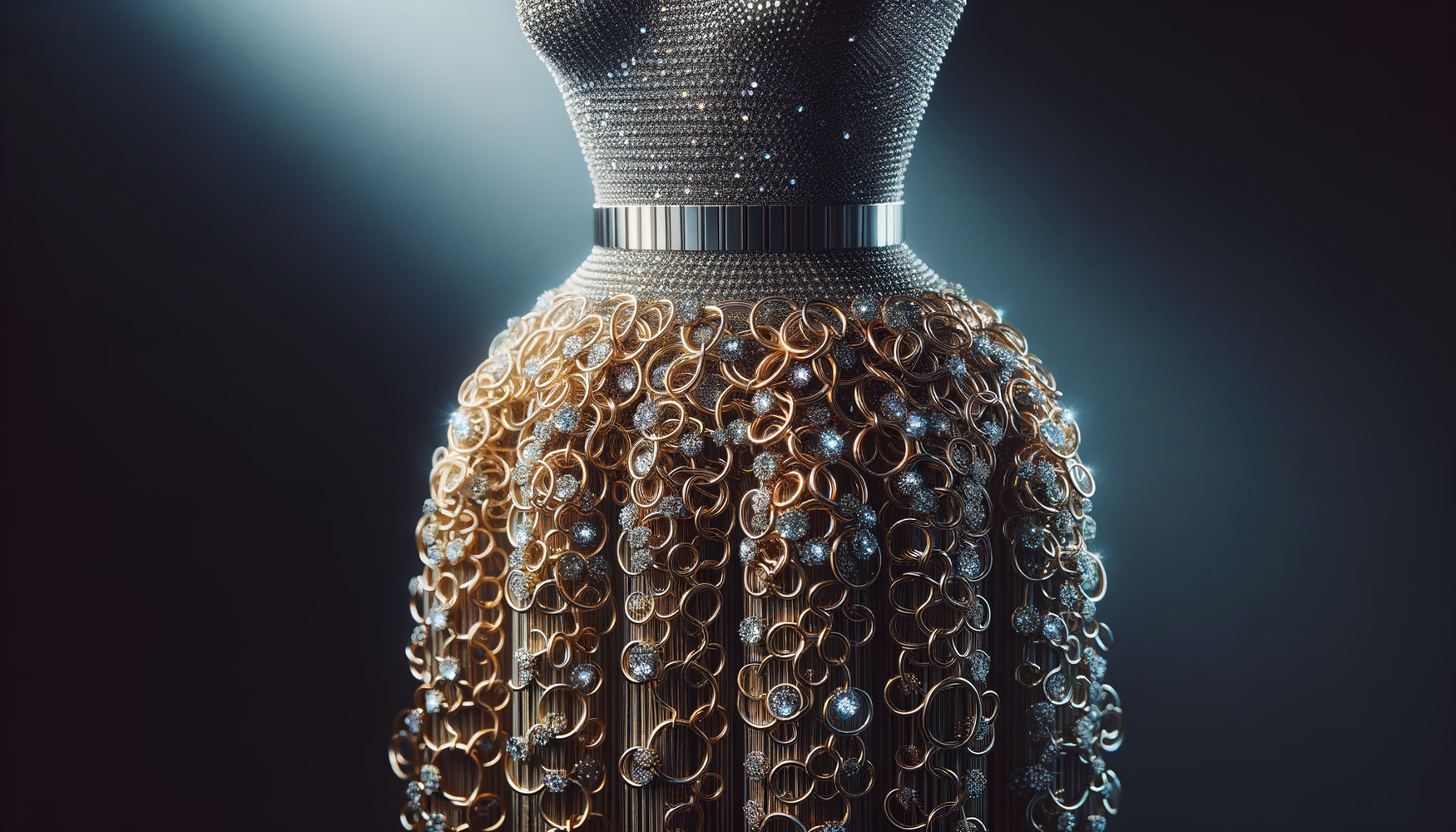 Юбка из кольчуги: авангардное сочетание истории и моды.