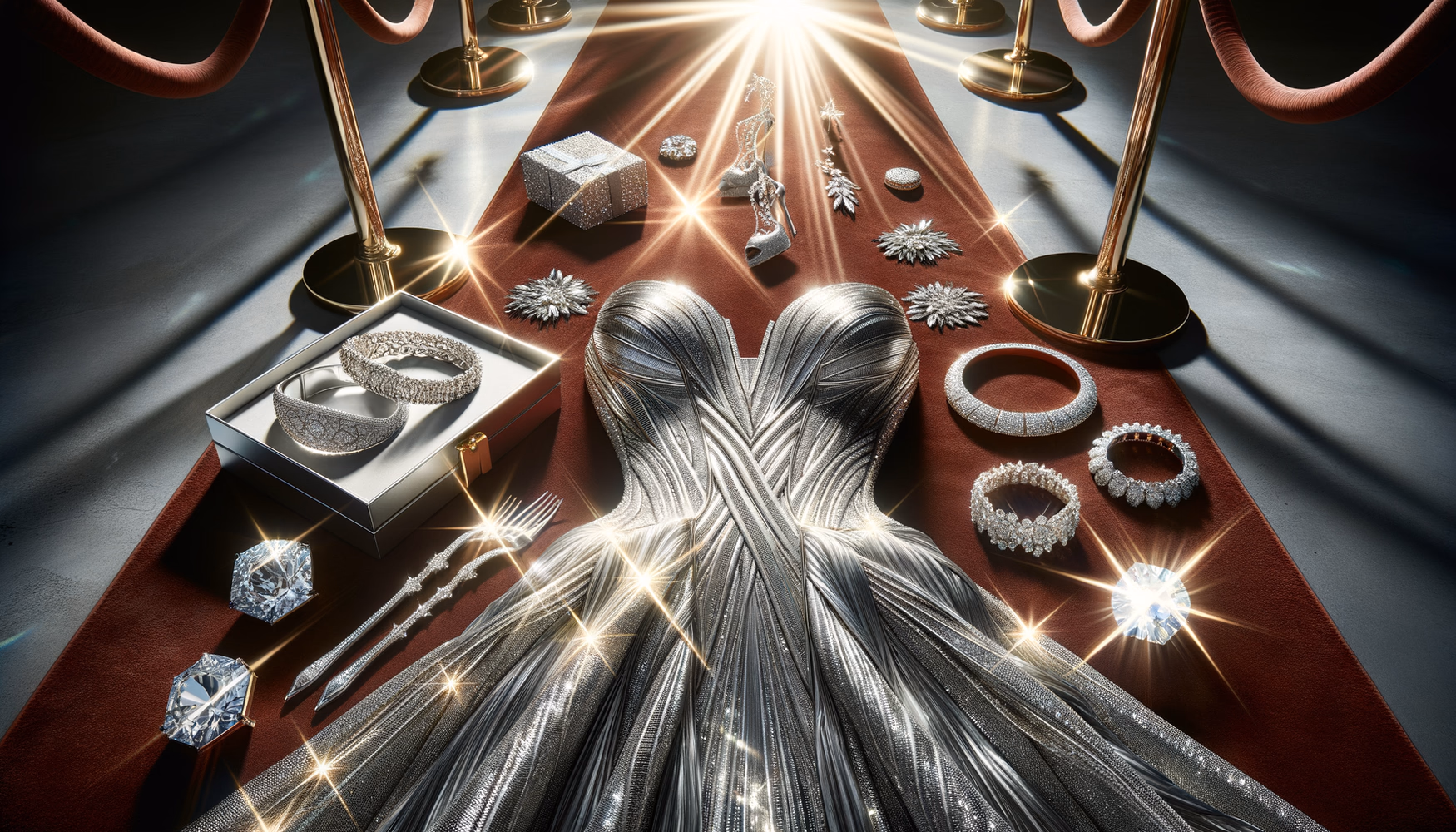 Звёздный блеск: металлизированные образы на красной дорожке.