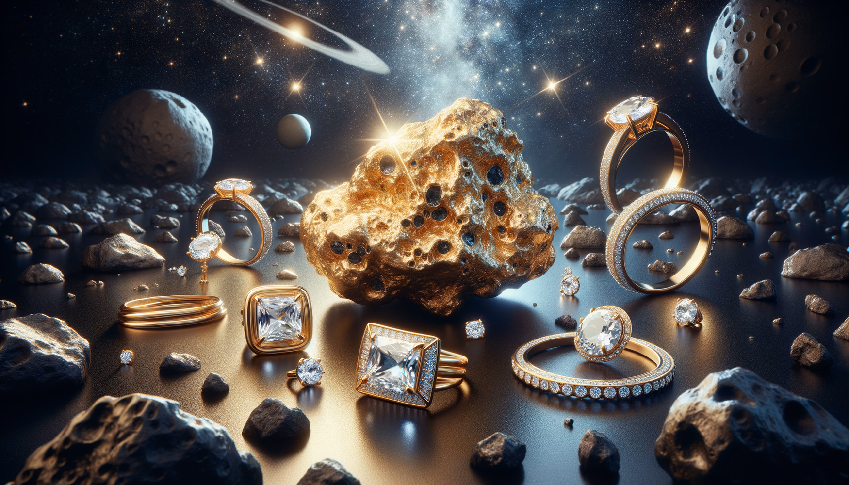 Добыча золота на астероидах - технические и правовые аспекты