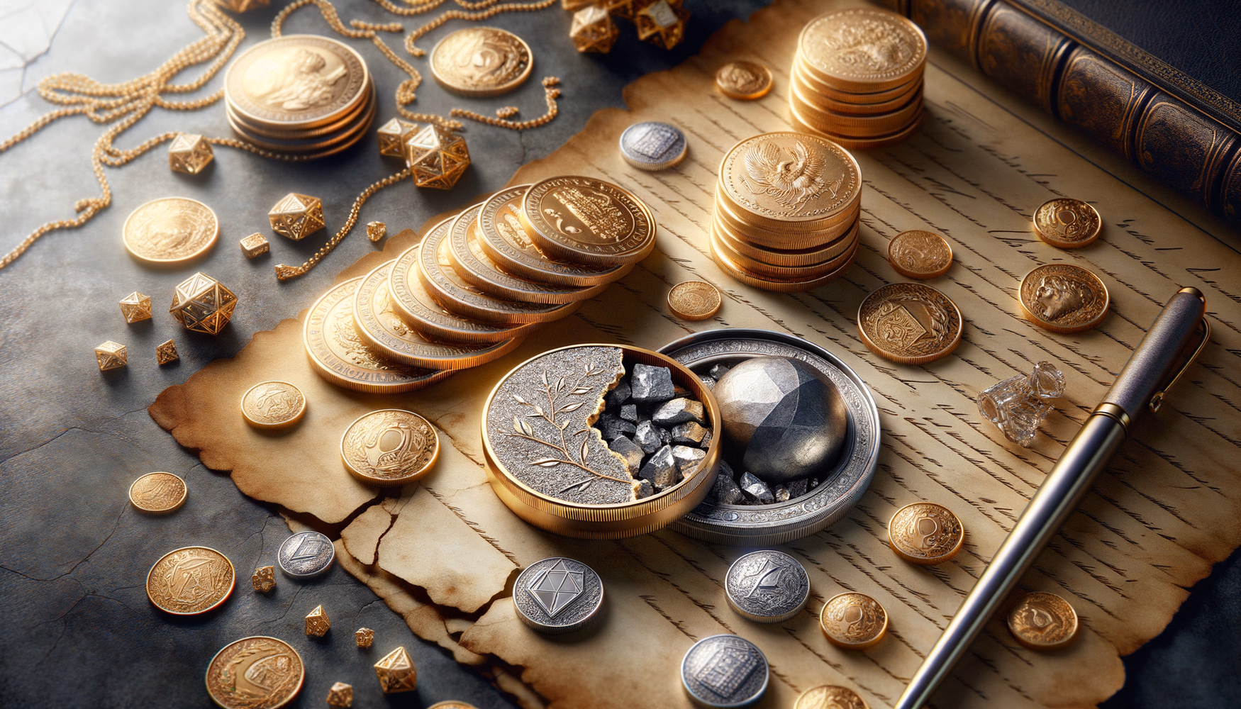 Экономика поддельных золотых монет на черном рынке