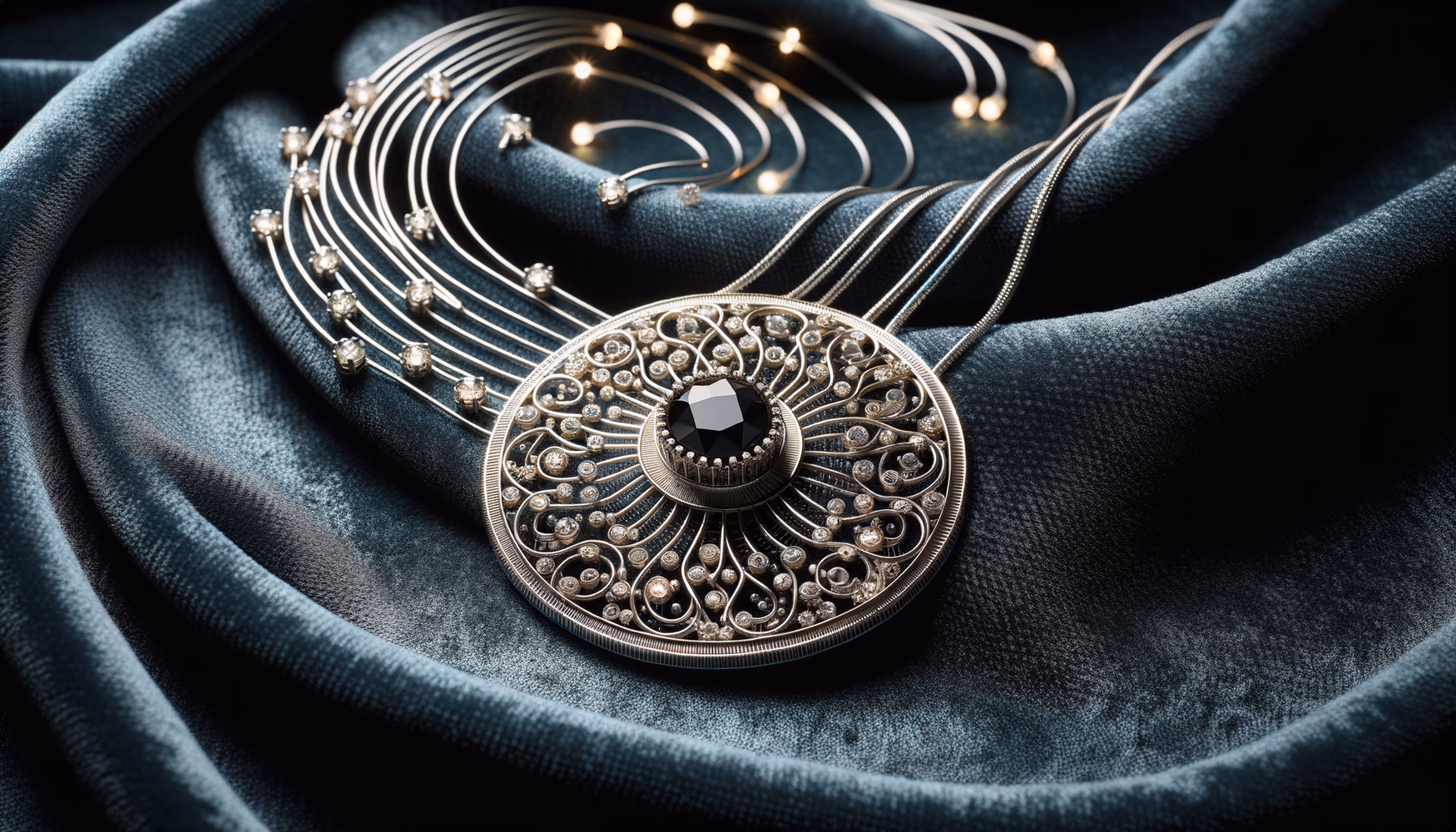 Электронные текстильные украшения с проводящими нитями