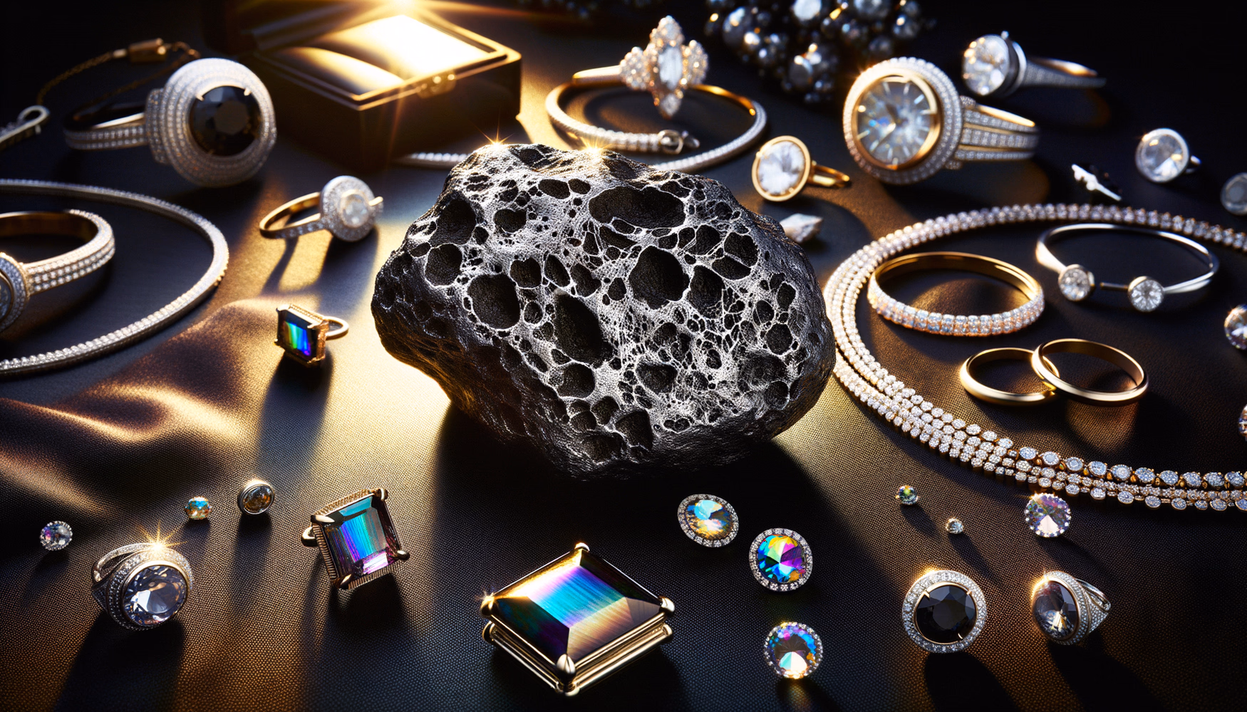 Иридий в метеоритах - редкий металл земного происхождения