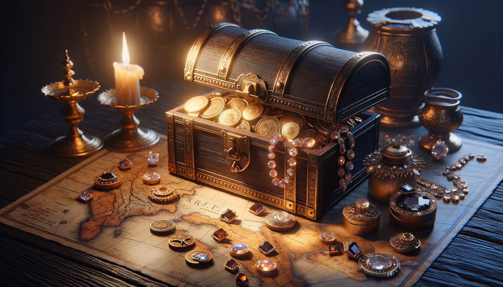 Карта кладов Крыма - как золото формирует местные легенды