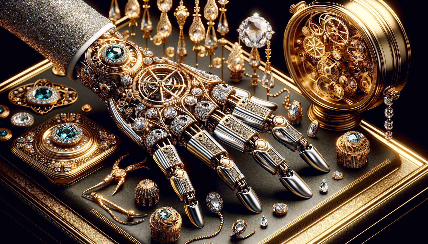 Кибер-протезы как объект высокого ювелирного искусства