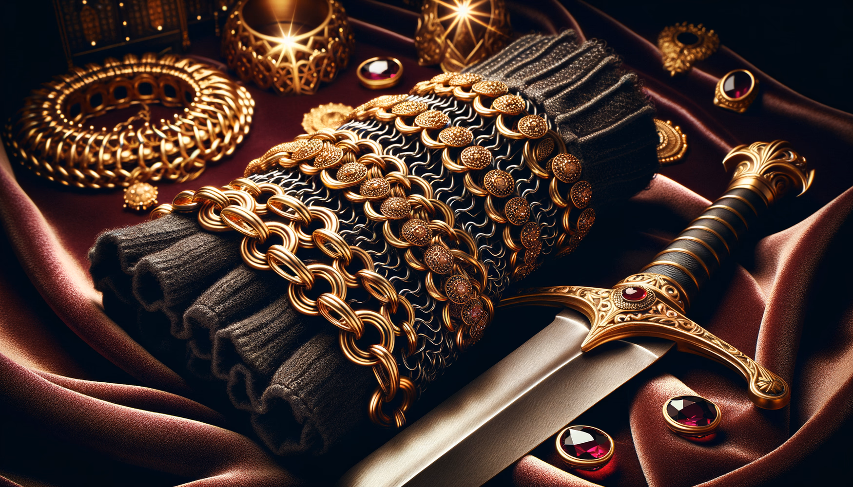 Кольчуги из драгоценных металлов - парадное и боевое применение