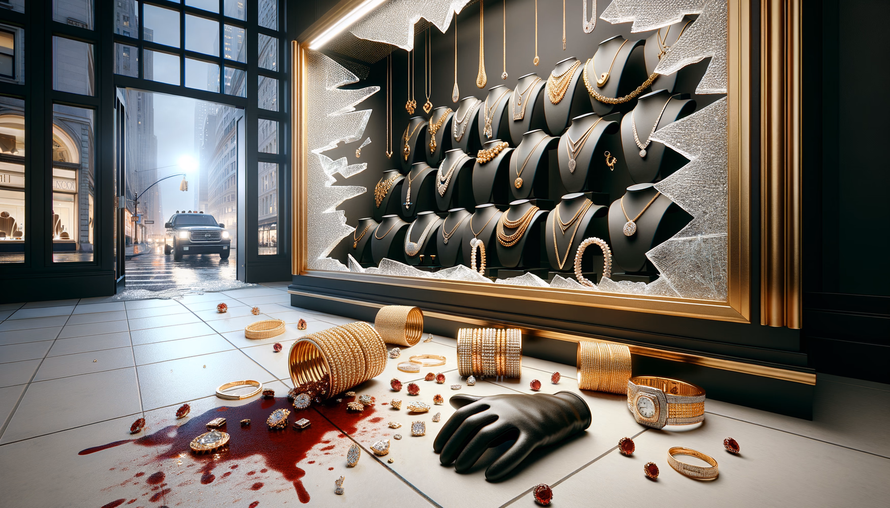 Кража украшений в Нью-Йорке, 2021