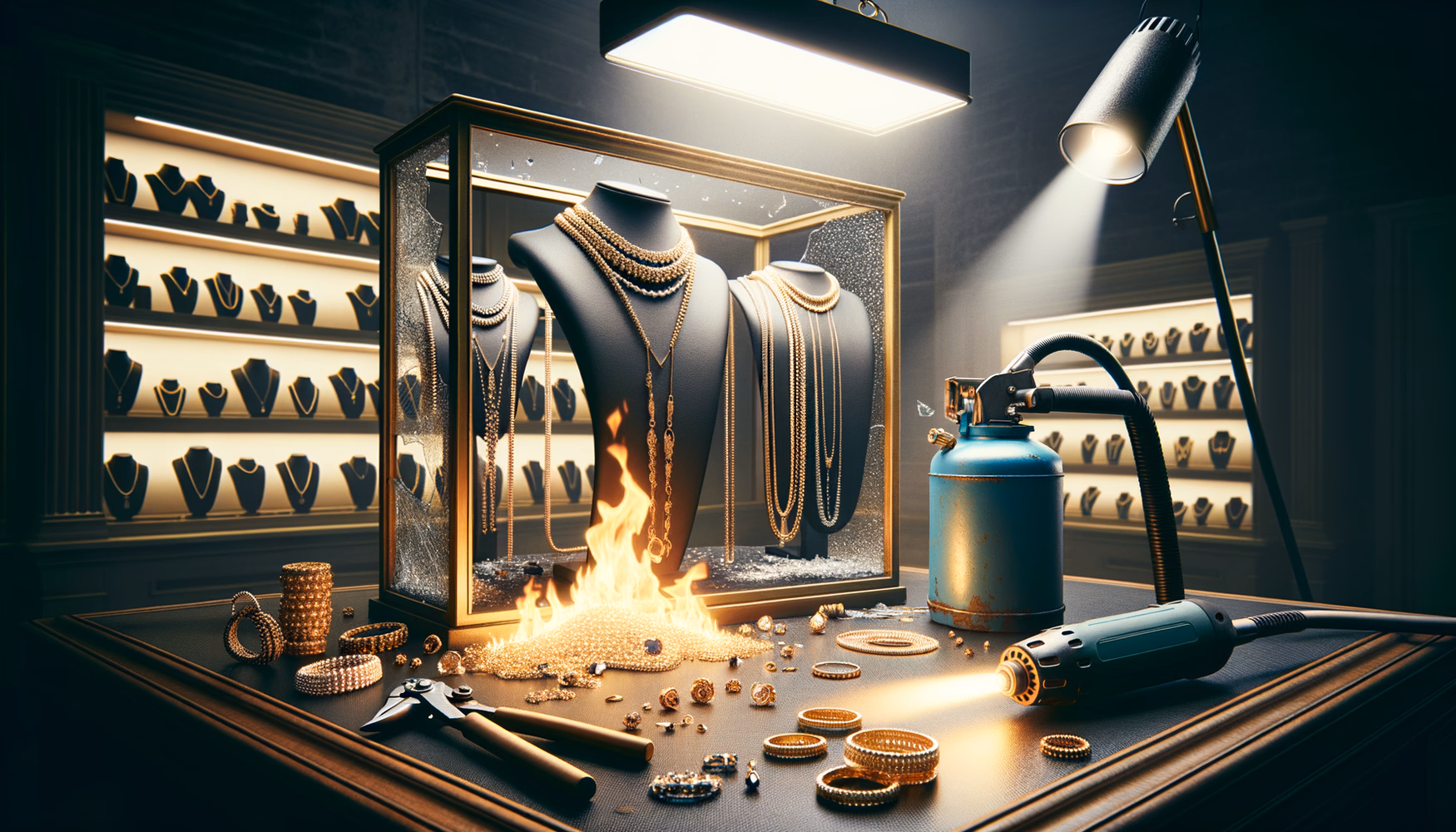 Кража ювелирных изделий на 40 млн рублей в Оренбургской области, 2016