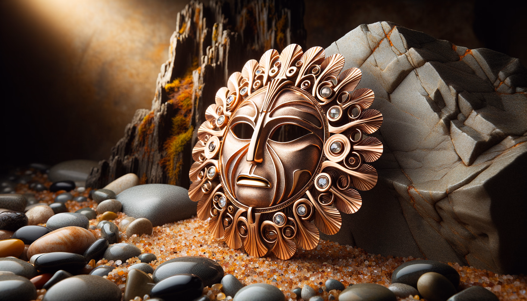 Медные ритуальные маски в церемониях индейцев Северной Америки