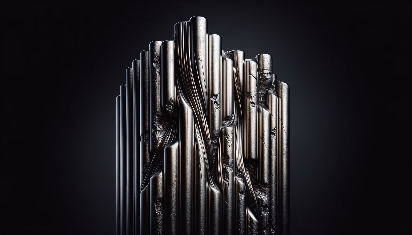 Металлические детали из разрушенного Всемирного торгового центра