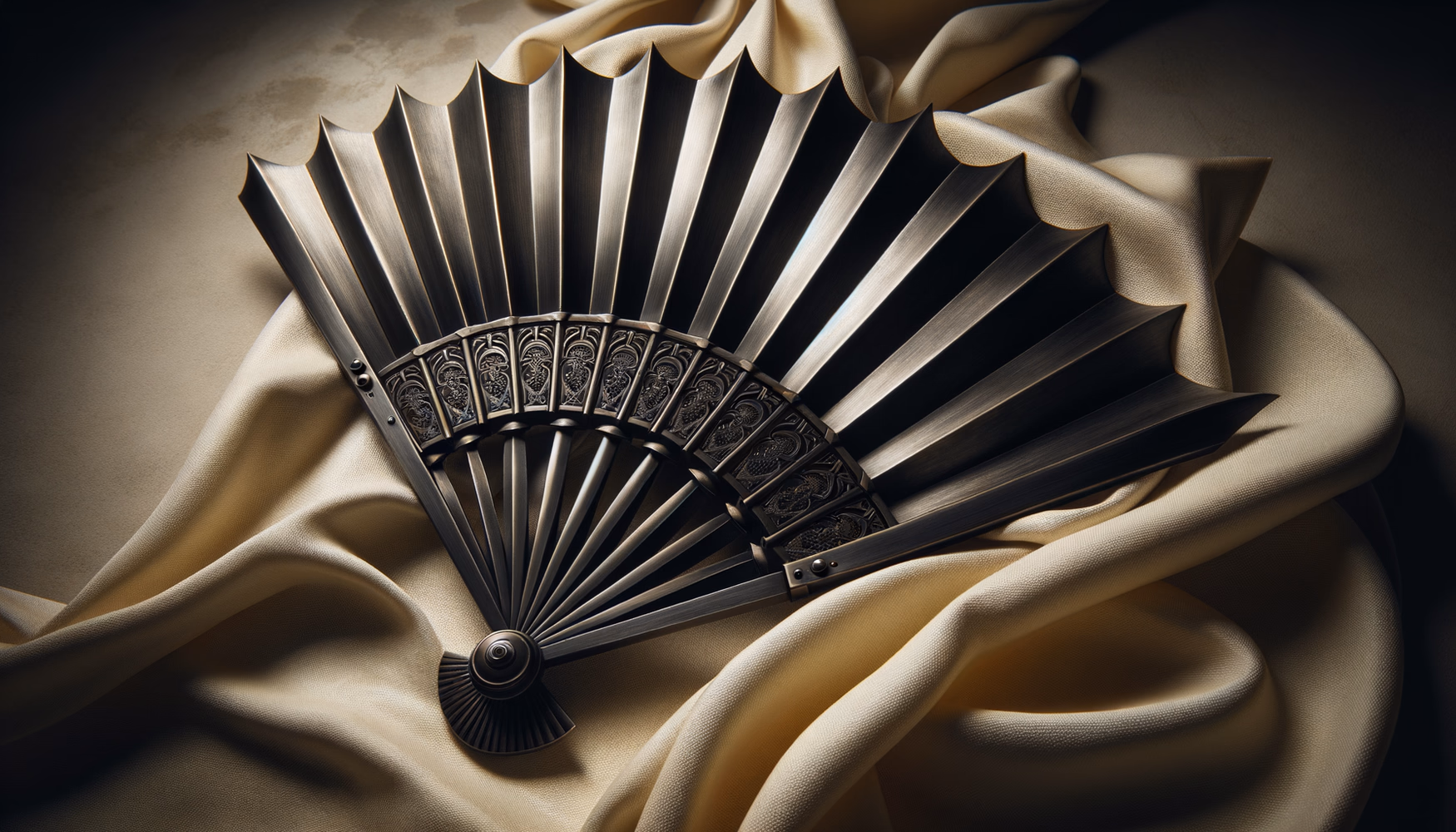 Металлические веера с боевыми элементами