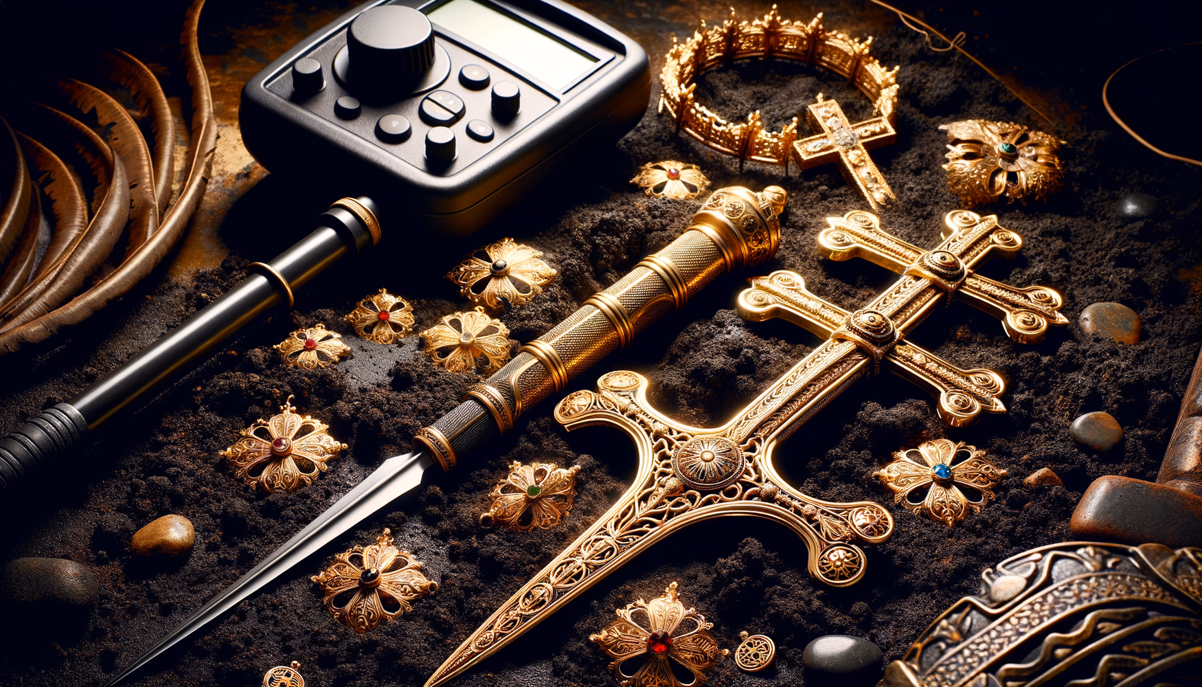 Случайная находка Стаффордширского клада - англосаксонское золото