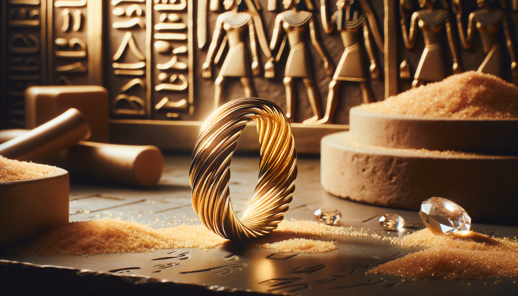 Золотые кольца как маркер социального статуса в Древнем Египте