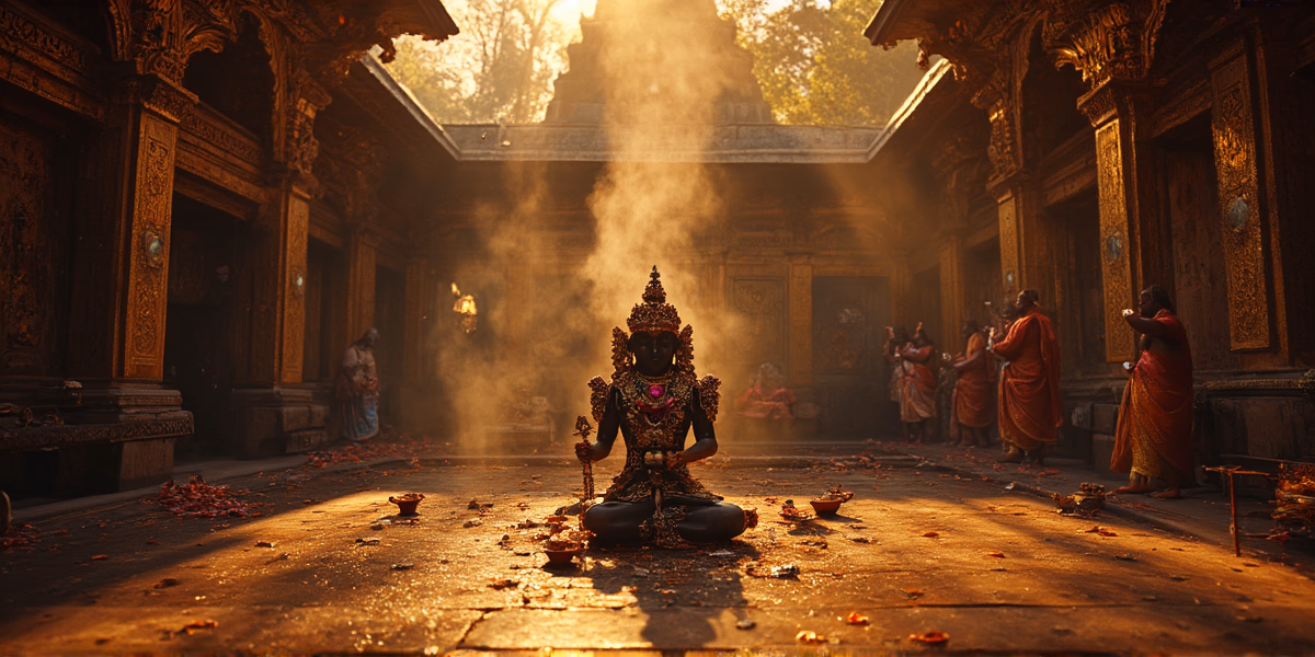 Бронзовые мурти в индуистских храмах