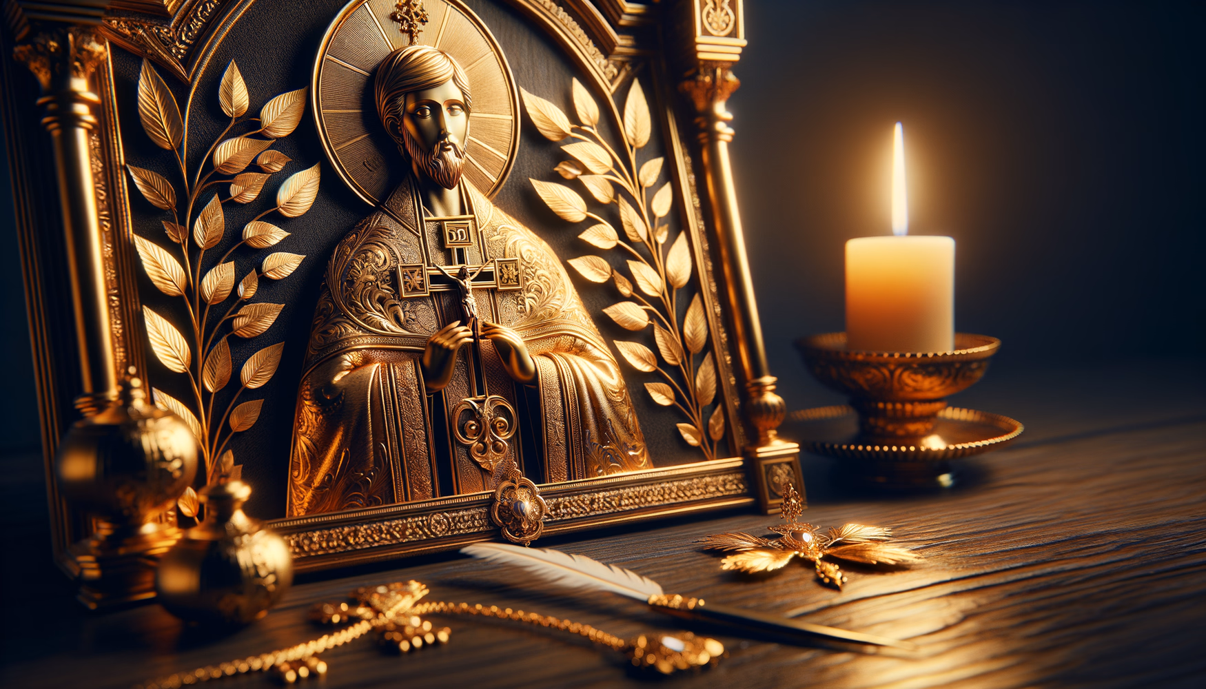 Иконостасы: позолоченные ризы на иконах