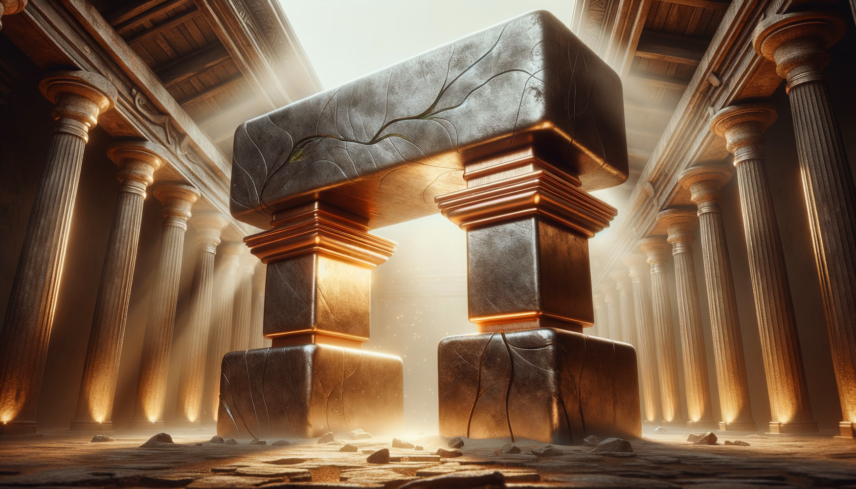 Легенды о магнитах и железе в храмовом строительстве